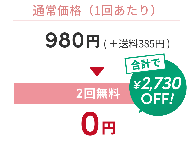 お試しプラン 2回無料